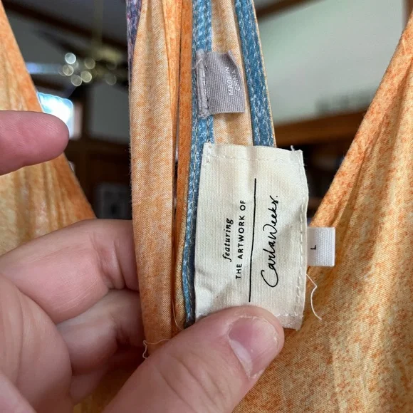 Anthropologie artist collab maxi dress - Picture 3 of 5